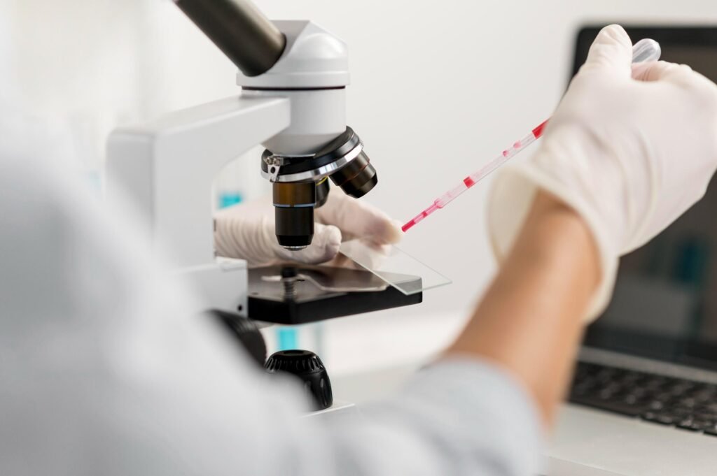 Healthcare professional collecting a blood sample for Blood Test Interpretation and Blood Test Health Assessment