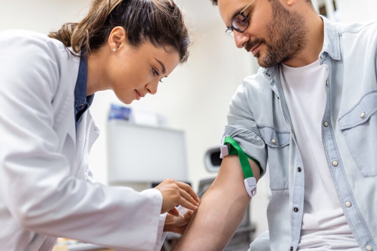 Blood Test Interpretation and Understanding Lab Results during a patient consultation in Coventry